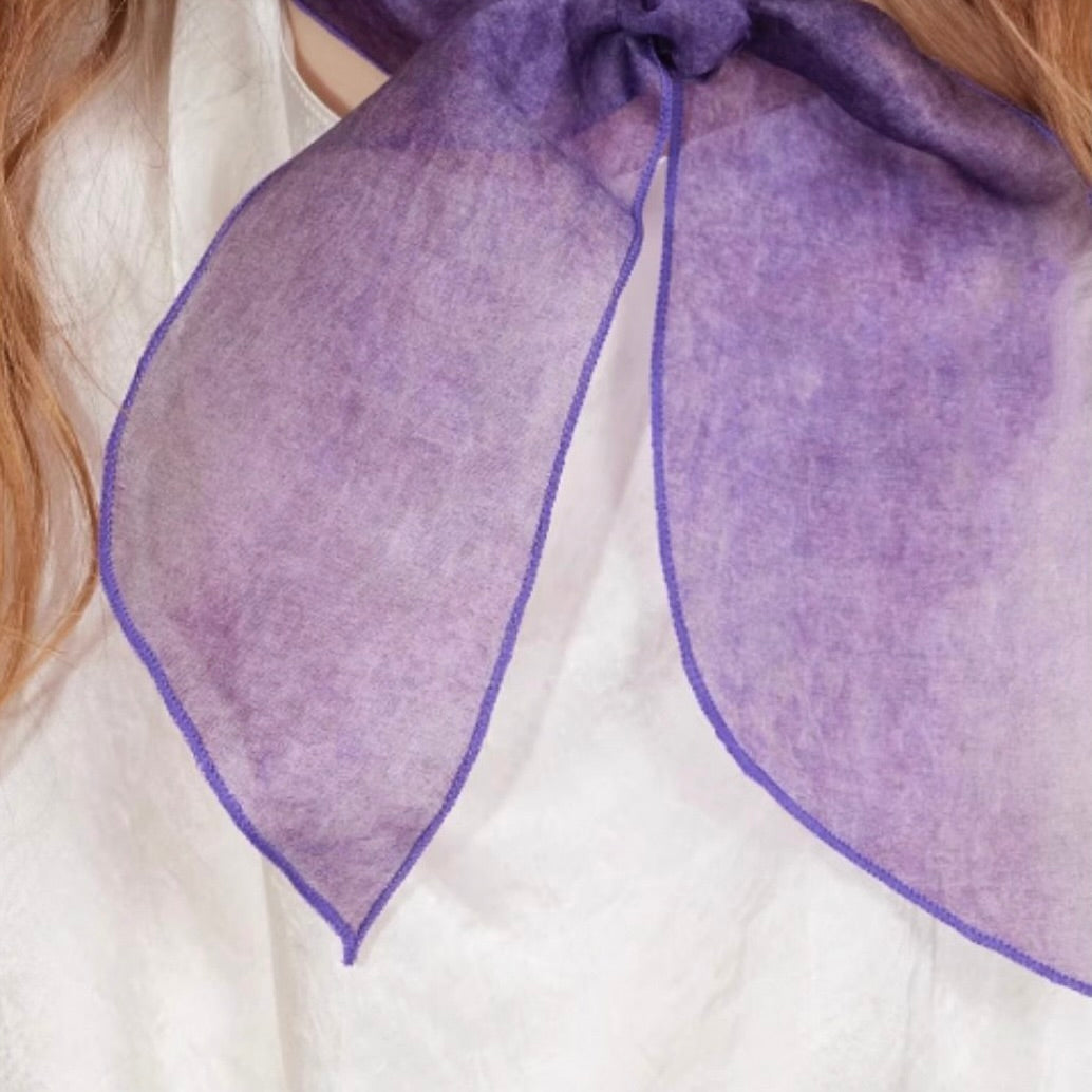 100% Mulberry Silk light Skin Advanced Styling Small Silk Scarf