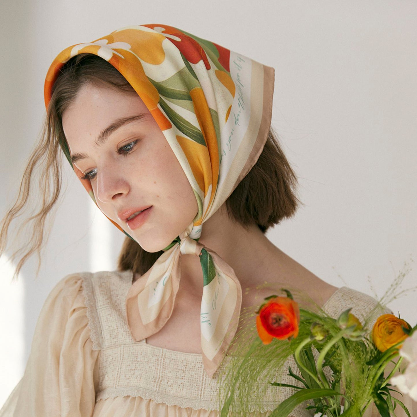 Silk Bandana Scarf