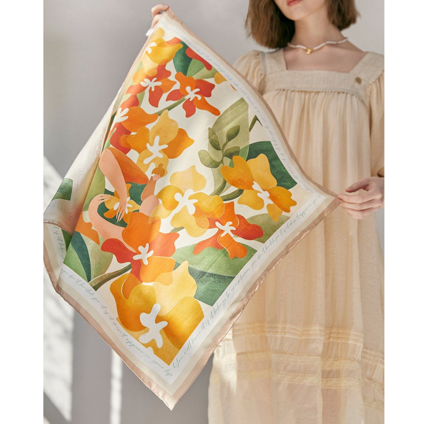 Silk Bandana Scarf