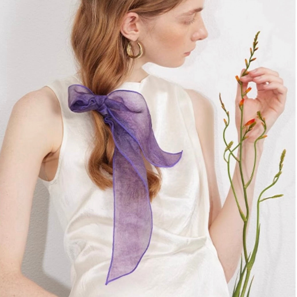 100% Mulberry Silk light Skin Advanced Styling Small Silk Scarf