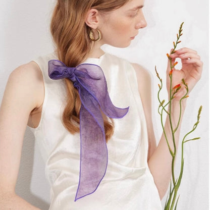 100% Mulberry Silk light Skin Advanced Styling Small Silk Scarf