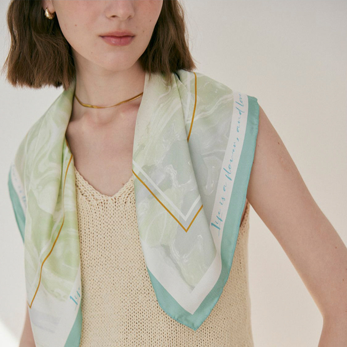 Silk Bandana Scarf