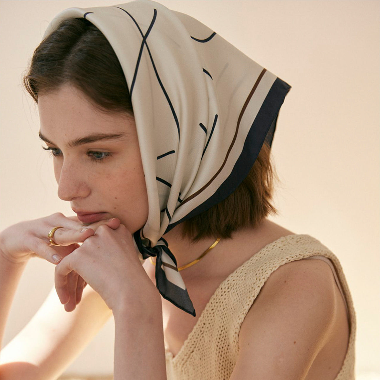 Silk Bandana Scarf
