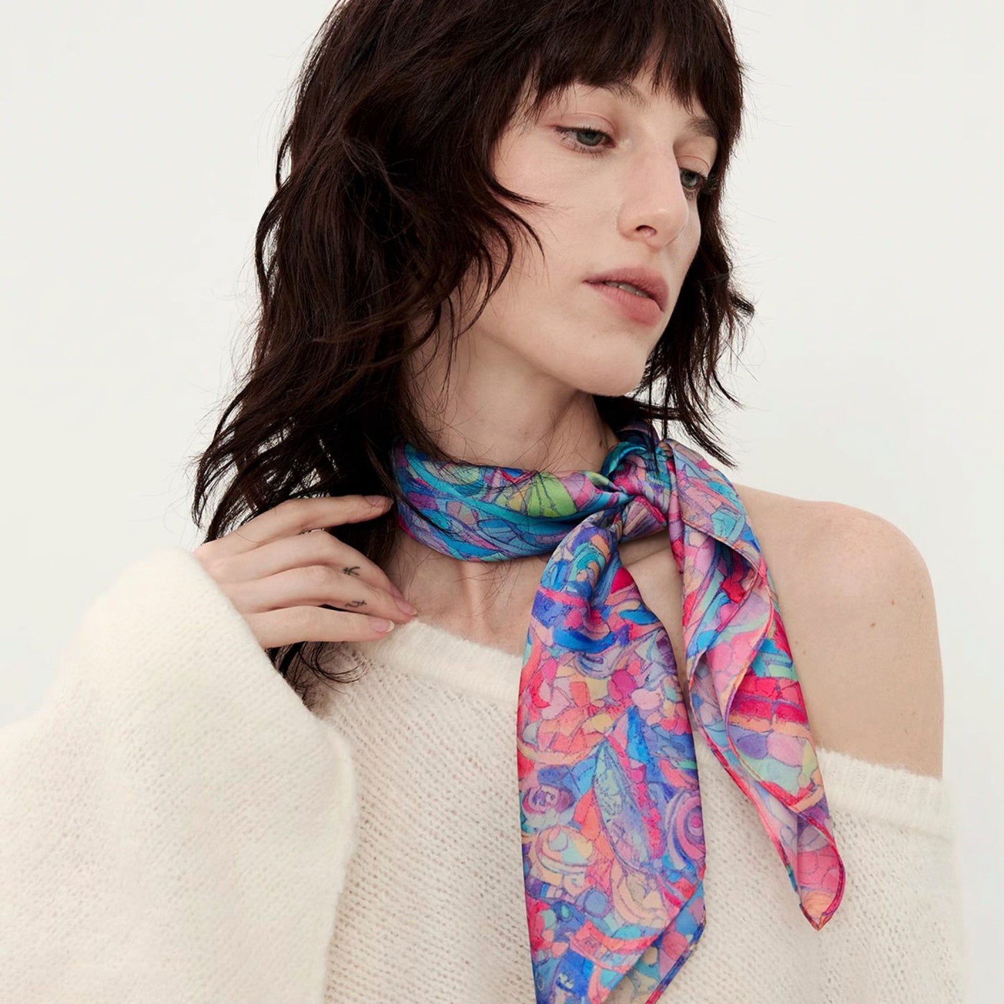 Silk Bandana Scarf